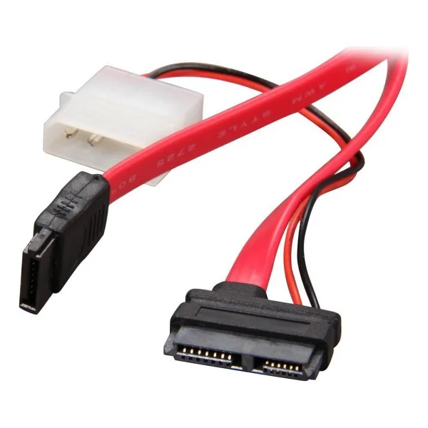 Keepro Mini Sata Molex Sata Kablo 7+6 Pin Slimline 4 Pin Ide Sata Kablo 13 Pin Mini Sata Sata Kablo - Görsel 4