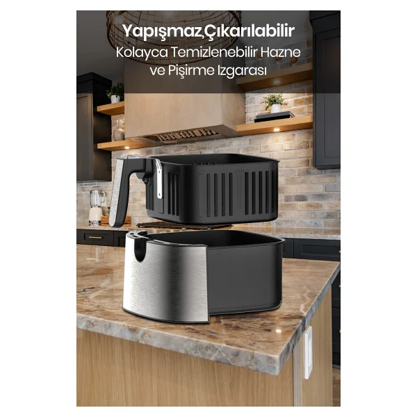 Goldmaster Fitcook Gm7455 8 Lt Yağsız Fritöz - Görsel 2