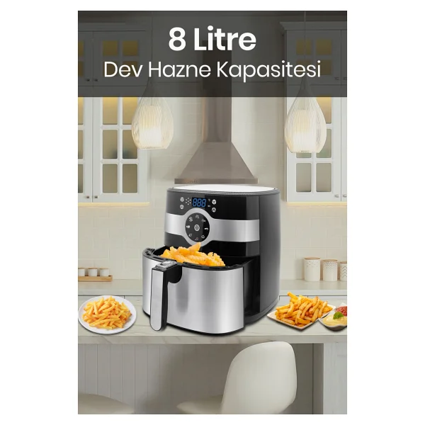 Goldmaster Fitcook Gm7455 8 Lt Yağsız Fritöz - Görsel 3