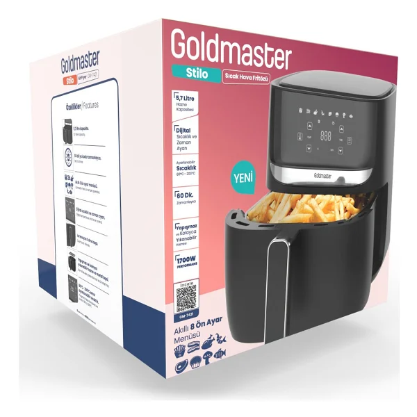 Goldmaster Stilo Gm7421 5.7 Lt Yağsız Fritöz - Görsel 5