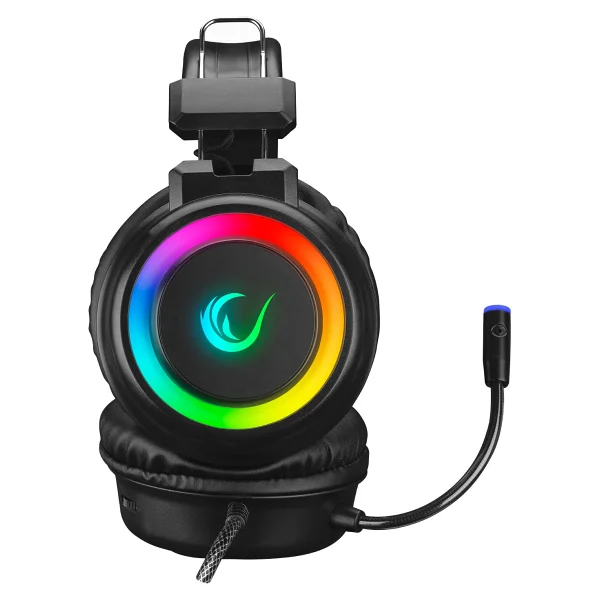 Rampage Alquist Sn-R10 Siyah RGB 7.1 USB Kablolu Kulak Üstü Oyuncu Kulaklığı - Görsel 6