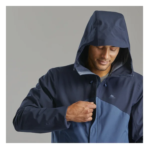 Quechua Erkek Outdoor Yağmurluk - Mavi/Lacivert - Mh150 Decathlon - Görsel 3