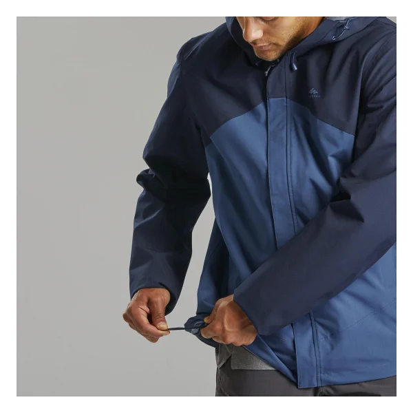 Quechua Erkek Outdoor Yağmurluk - Mavi/Lacivert - Mh150 Decathlon - Görsel 7