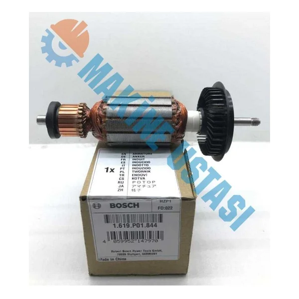 Bosch Pws 650 / Pws 680 / Pws 680-125 Endüvi Armature Rotor 220v-240v - Görsel 2