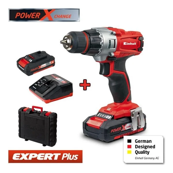 Einhell TE-CD 18/2 Li Çift Akülü 2.5 Ah Darbesiz Matkap - Görsel 5