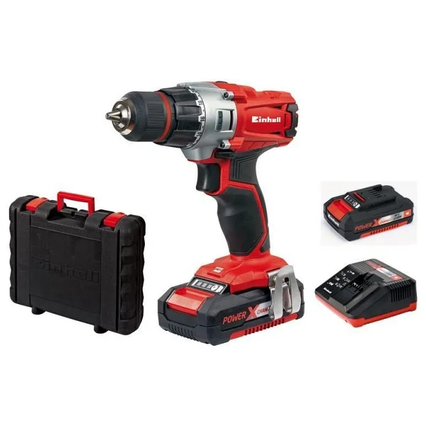 Einhell TE-CD 18/2 Li Çift Akülü 2.5 Ah Darbesiz Matkap - Görsel 4