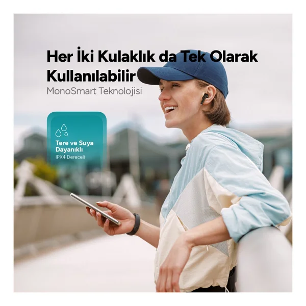 Ttec Airbeat Tone 2KM144S TWS Siyah Kulak İçi Bluetooth Kulaklık - Görsel 7