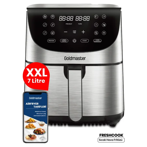 Goldmaster Freshcook Gm7454 7 Lt Yağsız Fritöz - Görsel 10