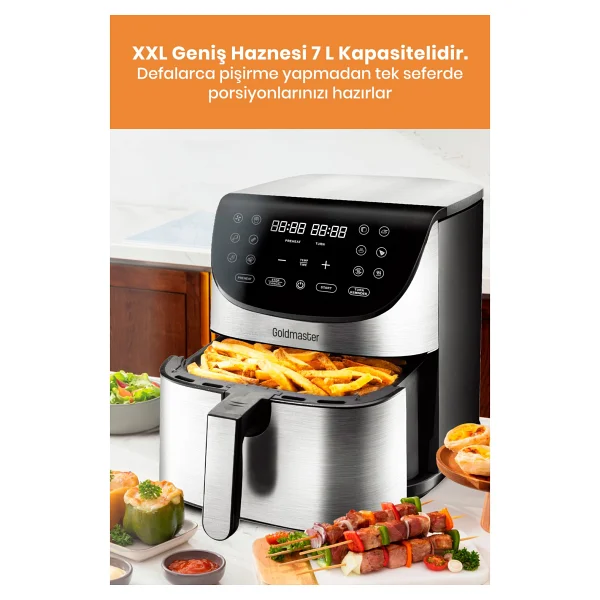 Goldmaster Freshcook Gm7454 7 Lt Yağsız Fritöz - Görsel 4