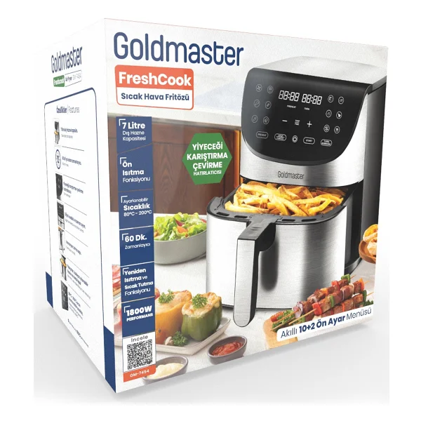 Goldmaster Freshcook Gm7454 7 Lt Yağsız Fritöz - Görsel 5