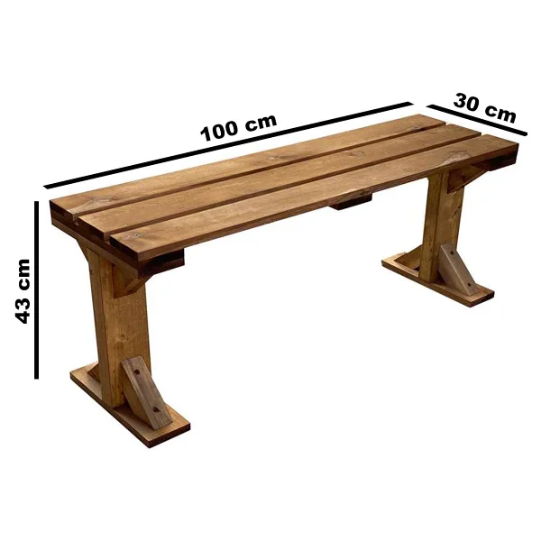 Weblonya Bahçe Bank Sandalye Mutfak Bench Koltuk 5140 - Görsel 3
