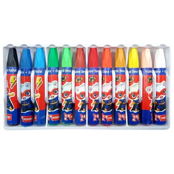 Mikro 12'li Pastel Boya - Görsel 5