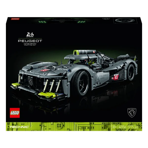 Lego 42156 Technic Peugeot 9x8 24h Le Mans Hybrid Hypercar - Görsel 3