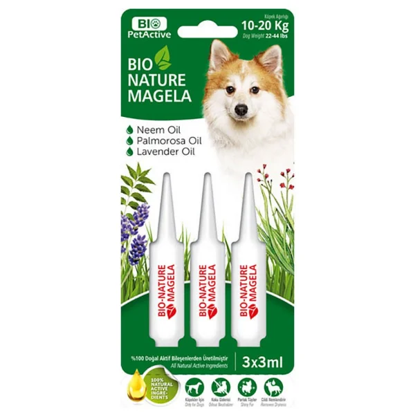 Bio Petactive Bio Nature Magela 3x3 Ml 10-20 Kg Köpek Ense Damlası - Görsel 2