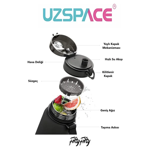 Uzspace 3038-3 1000 Ml Matara - Görsel 5