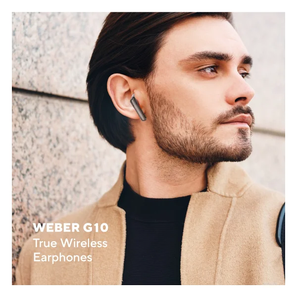S-Link Weber G10 TWS Siyah Kulak İçi Bluetooth Kulaklık - Görsel 9