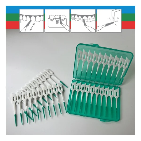 Stopever Well Tooth Cool Mint 40'lı Arayüz Fırçası - Görsel 4