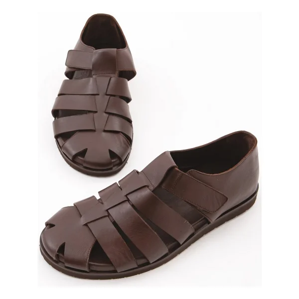 Tamer Tanca Erkek Derı Günlük Sandalet 537 449 Erk Sndlt Y21 - Kahverengi - 42 - Görsel 6