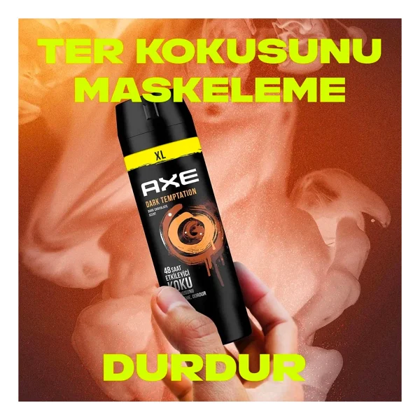 Axe Dark Temptation Xl 200 ml 3 Adet Erkek Deodorant - Görsel 3