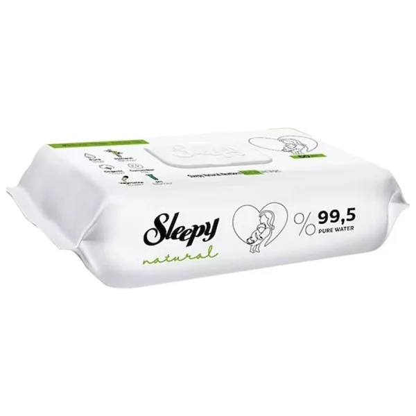 Sleepy Natural Yenidoğan 60 Yaprak Islak Mendil - Görsel 2