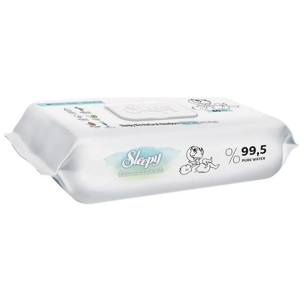 Sleepy Bio Natural 40 Yaprak Islak Mendil - Görsel 2