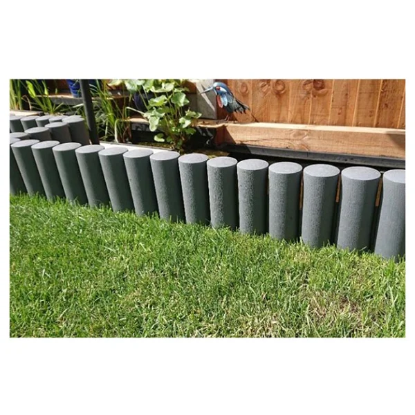 Trend Bahçe Plastik Çim Bordürü 2.3 Metre Çim Ayırıcı Yeşil - Görsel 9