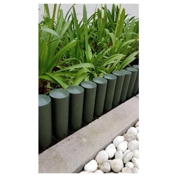 Trend Bahçe Plastik Çim Bordürü 2.3 Metre Çim Ayırıcı Yeşil - Görsel 10