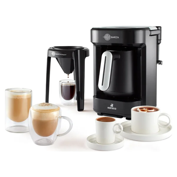 Karaca Hatır Barista Antrasit Cappuccino Ve Türk Kahve Makinesi - Görsel 9