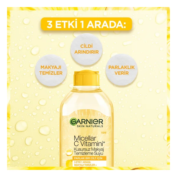 Garnier Micellar C Vitamini Kusursuz 400 Ml Makyaj Temizleme Suyu - Görsel 2
