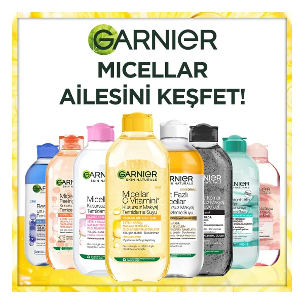 Garnier Micellar C Vitamini Kusursuz 400 Ml Makyaj Temizleme Suyu - Görsel 4