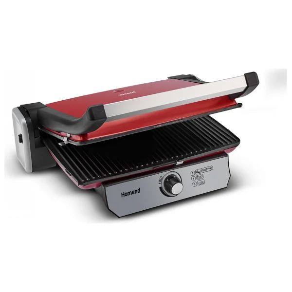 Homend Toastbuster 1382h Kırmızı Silver Tost Makinesi - Görsel 6