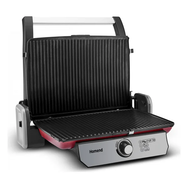 Homend Toastbuster 1382h Kırmızı Silver Tost Makinesi - Görsel 7