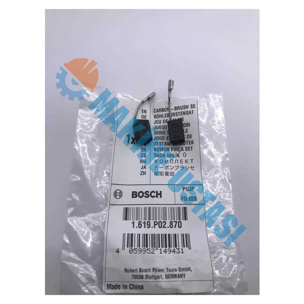 Bosch Gws 7-115 E / Gef 7 E / Gop 2000 Ce Kömür Fırça Seti - Görsel 2