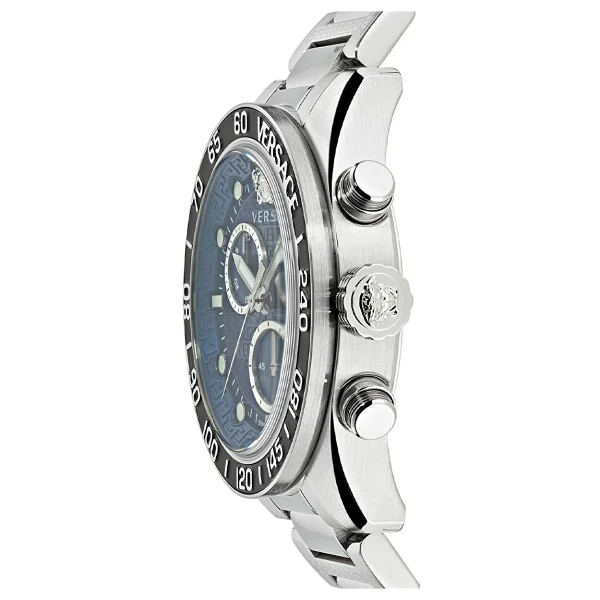 Versace Greca Dome Chrono Vrscve6k00323 Erkek Kol Saati - Görsel 5