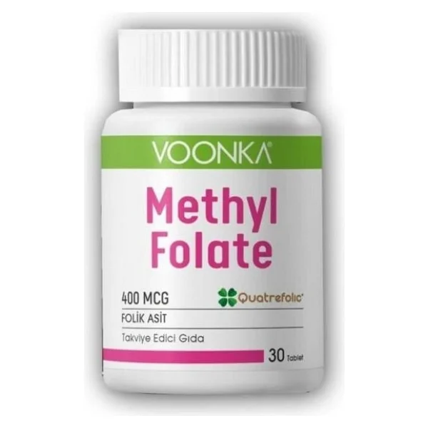 Voonka Methyl Folate 30 Tablet - Görsel 3