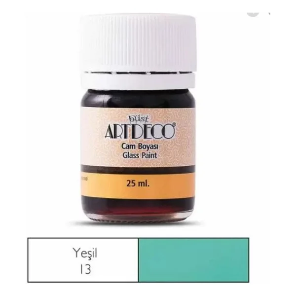 Artdeco Cam Boyası 25 Ml Yeşil 13 Yeşil - Görsel 2