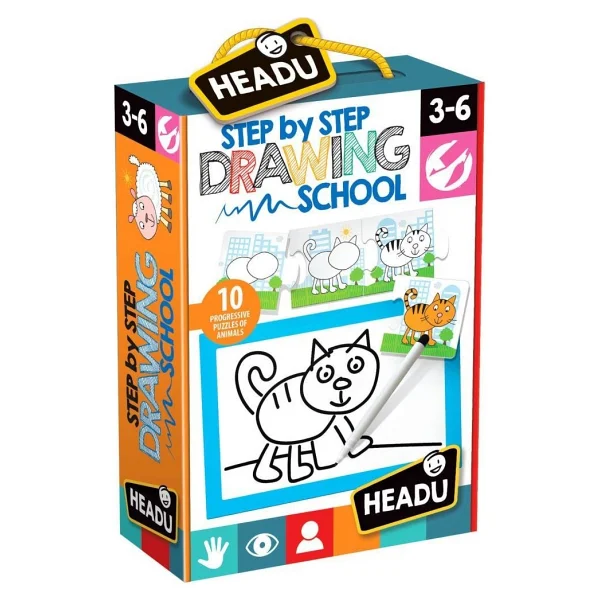 Headu Adım Adım Çizim Okulu Puzzle It21062 - Görsel 3