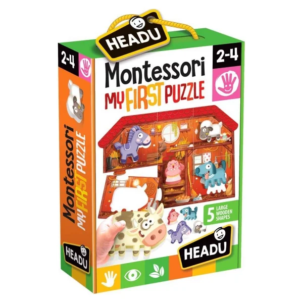 Headu Montessori Fırst Puzzle The Farm 2 4 Yaş - Görsel 4