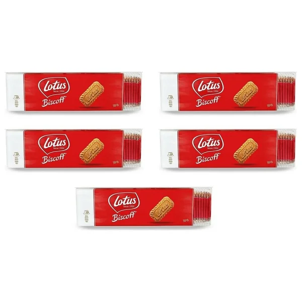 Lotus Biscoff Karamelli Bisküvi 25'li 5 Paket - 156 Gr - Görsel 2