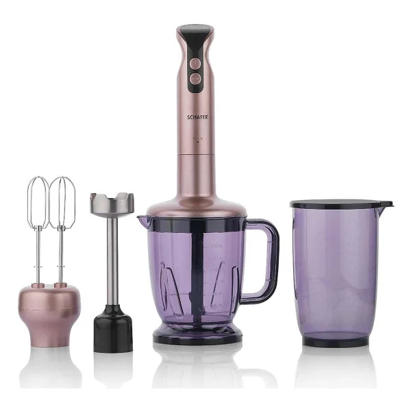Schafer Meister Mega 11 Parça Siyah 1000 W Blender Seti - Görsel 4