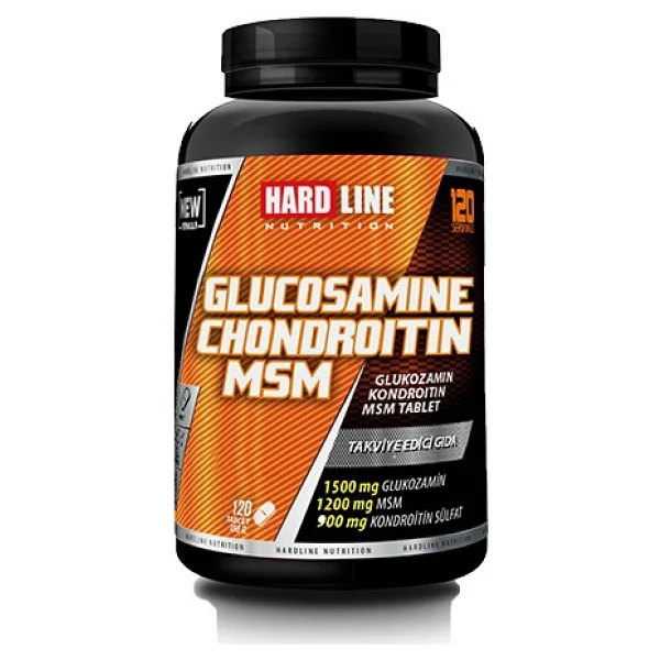 Hardline Nutrition Glucosamine Chondroitin Msm 120 Tablet - Görsel 2