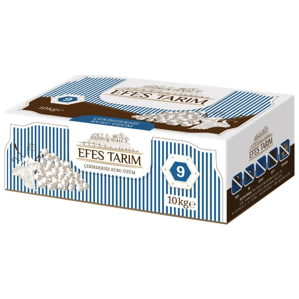 Efes Tarım Ağartılmış Tip 9 No 5 Kg Çekirdeksiz Kuru Üzüm - Görsel 4