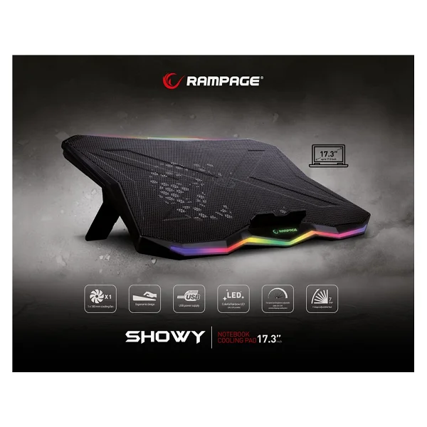 Rampage Ad-Rc8 Showy Laptop Soğutucu - Görsel 5