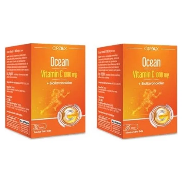 Ocean Vitamin C 1000 mg 30 Tablet 2'li - Görsel 7