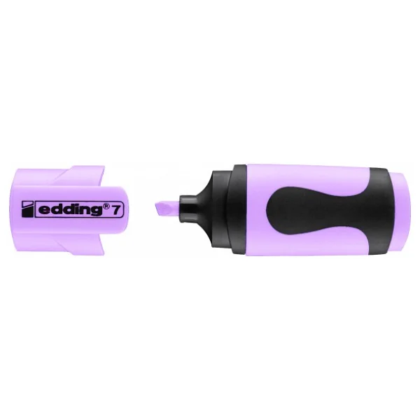 Edding 7 Mini Pastel Mavi Fosforlu Kalem - Görsel 6