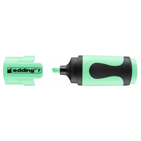 Edding 7 Mini Pastel Mavi Fosforlu Kalem - Görsel 3