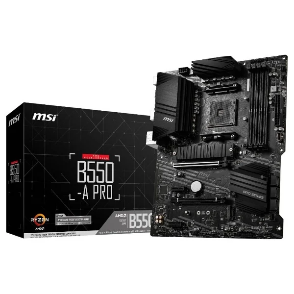 Msı B550-A Pro AMD Am4 DDR4 Atx Anakart - Görsel 3