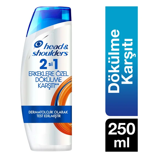 Head & Shoulders Erkekler İçin 2'si 1 Arada 250 Ml Saç Dökümesine Karşı Kepek Şampuanı - Görsel 10