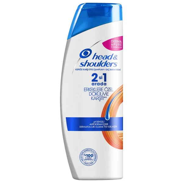 Head & Shoulders Erkekler İçin 2'si 1 Arada 250 Ml Saç Dökümesine Karşı Kepek Şampuanı - Görsel 2