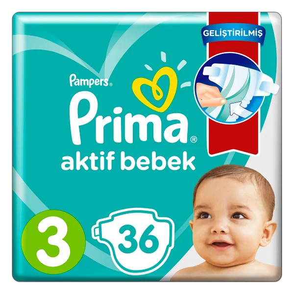Prima Aktif 4 Numara Maxi 30'lu Bebek Bezi - Görsel 9